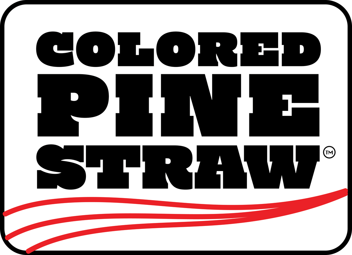 Longleaf Pine Straw - Colored Red Roll - 100-125 Sq. Ft. -- FREE SHPPI –  Colored Pine Straw