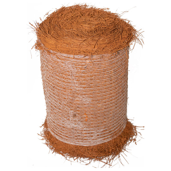 Roll of Brown Colored Pine Straw