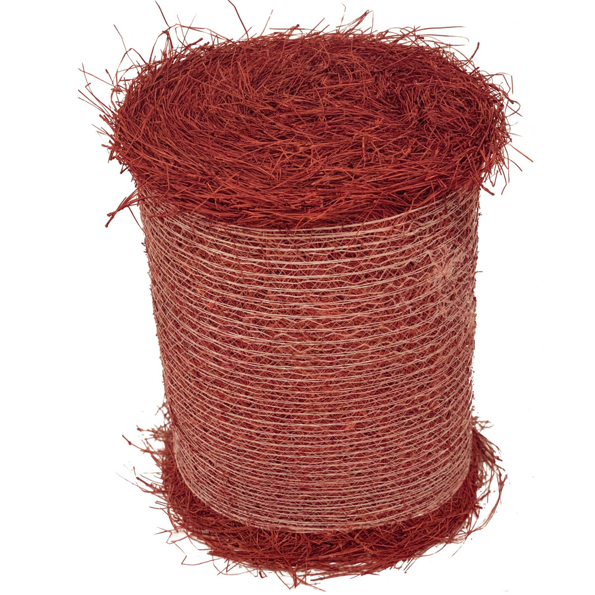 Red Straw String Longleaf Pine Straw - Colored Red Roll - 100-125 Sq. Ft. -- FREE SHPPI ...
