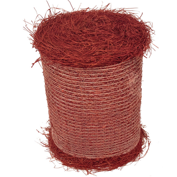 Red Colored Pine Straw Roll