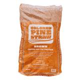 Bag of Brown Colored Pine Straw